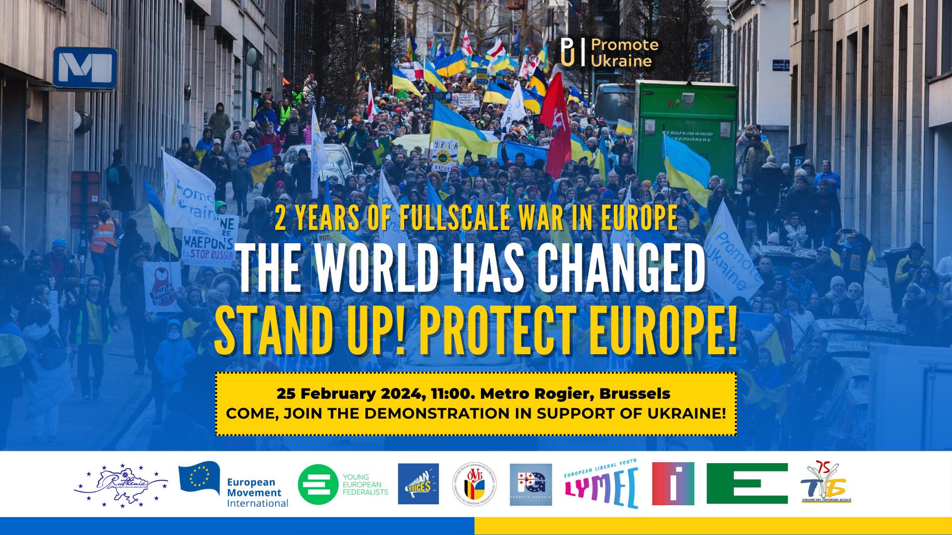 We wanted to remind everybody that our MARCH will be held in Brussels already this Sunday!