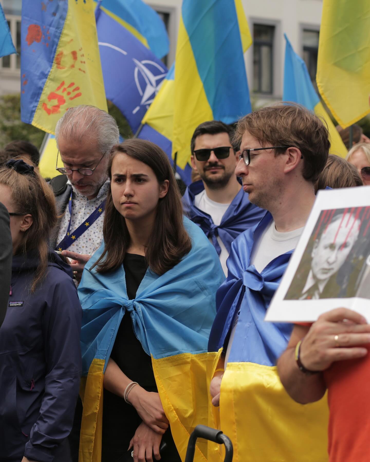 Promote Ukraine on behalf of all the Ukrainians in Belgium would like to express our gratitude to friends of Ukraine who came to support the demonstration yesterday